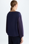 Milrayas print twill jersey oversize t-shirt