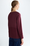 Combined straight-fit t-shirt