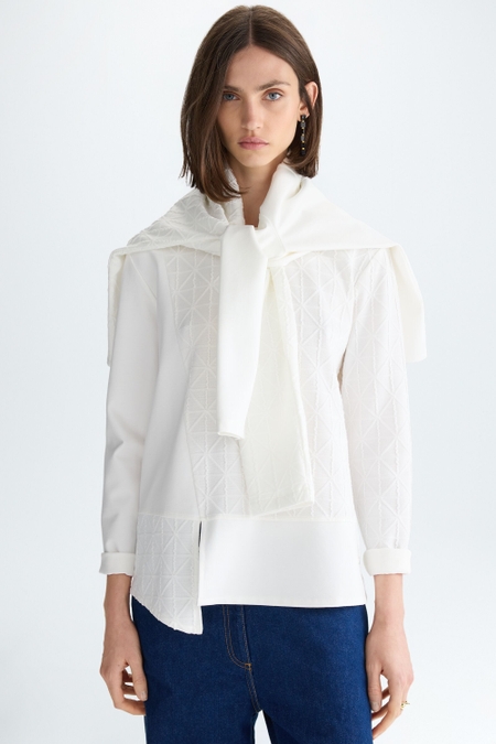 ORIGAMI COMBINED STRAIGHT-FIT T-SHIRT
