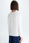 Origami combined straight-fit t-shirt