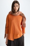 Origami combined straight-fit t-shirt
