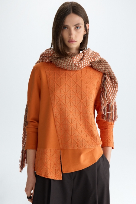 ORIGAMI COMBINED STRAIGHT-FIT T-SHIRT