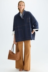 Cotton fleece oversize sweatshirt