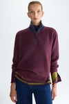 Teddy jacquard sweatshirt