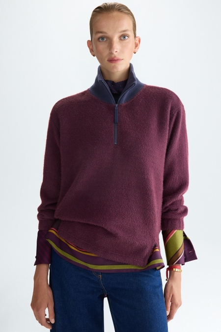 TEDDY JACQUARD SWEATSHIRT