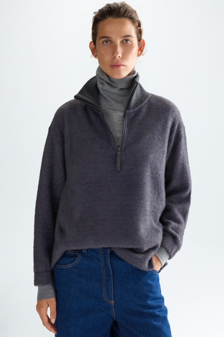 TEDDY JACQUARD SWEATSHIRT