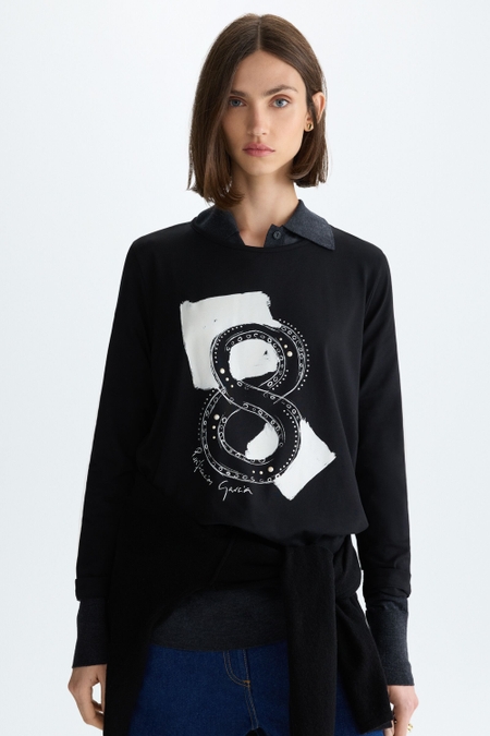 OCHO JERSEY STRAIGHT-FIT T-SHIRT