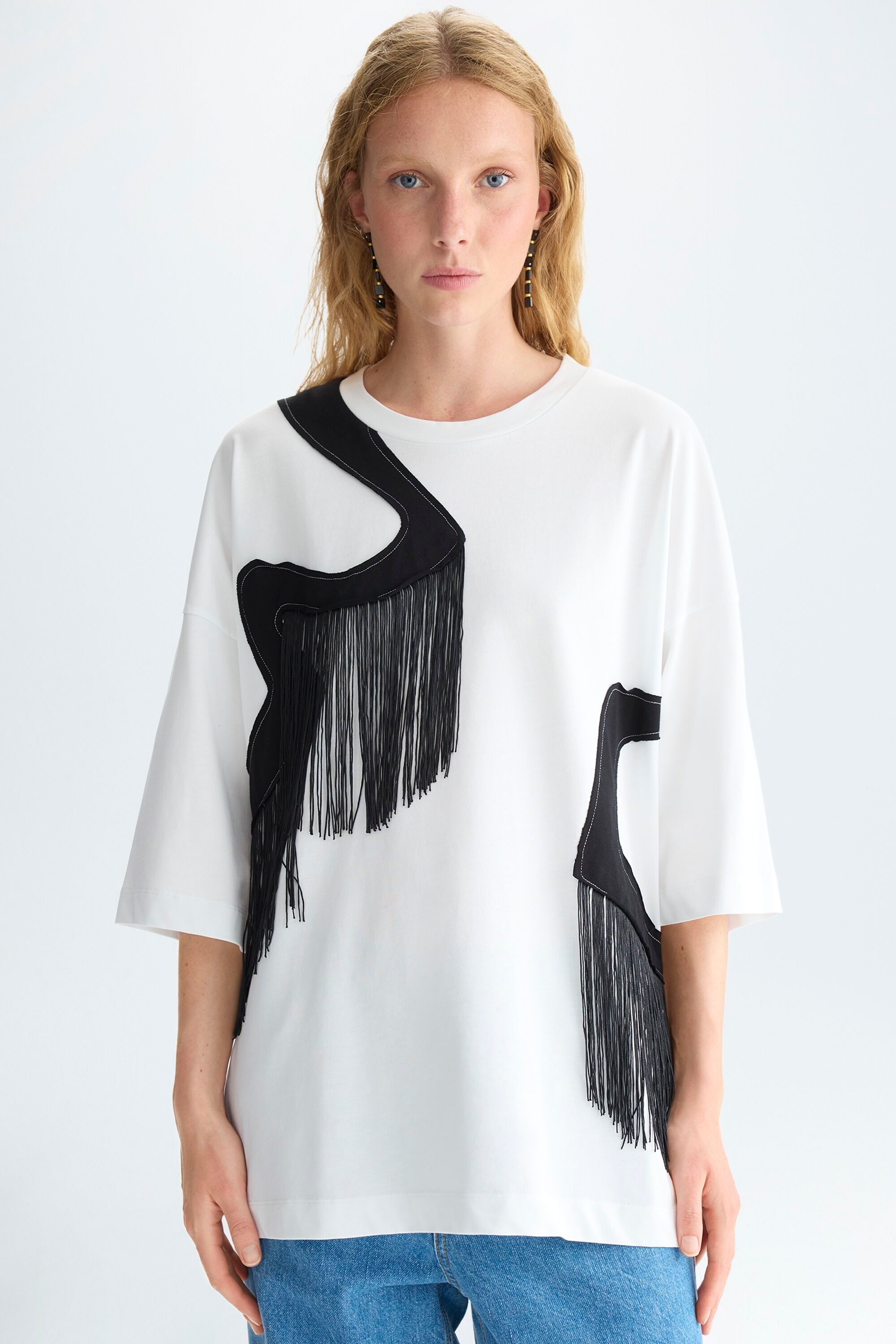Patchwork oversize t-shirt