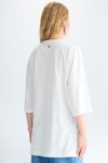 Camiseta oversize patchwork
