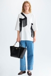 Camiseta oversize patchwork