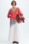 Jersey corto recto punto stretch