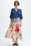 Jersey corto recto punto stretch