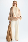 Gambito Gutenberg print twill oversize blouse
