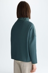 Origami-quilted combined short jacket