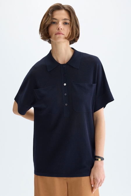 POLO LARGO RECTO PUNTO STRETCH