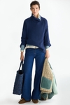 Wool straight-fit mock-neck sweater