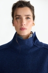 Wool straight-fit mock-neck sweater