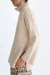 Wool straight-fit mock-neck sweater
