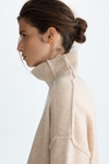 Wool straight-fit mock-neck sweater