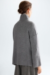 Wool straight-fit mock-neck sweater