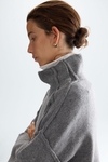 Wool straight-fit mock-neck sweater