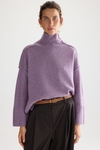 Wool straight-fit mock-neck sweater