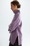 Wool straight-fit mock-neck sweater