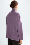 Wool straight-fit mock-neck sweater