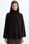 Wool straight-fit mock-neck sweater