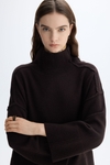 Wool straight-fit mock-neck sweater
