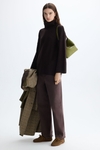Wool straight-fit mock-neck sweater