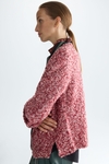 Chaqueta corta recta bouclé