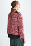 Chaqueta corta recta bouclé