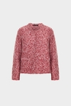 Chaqueta corta recta bouclé
