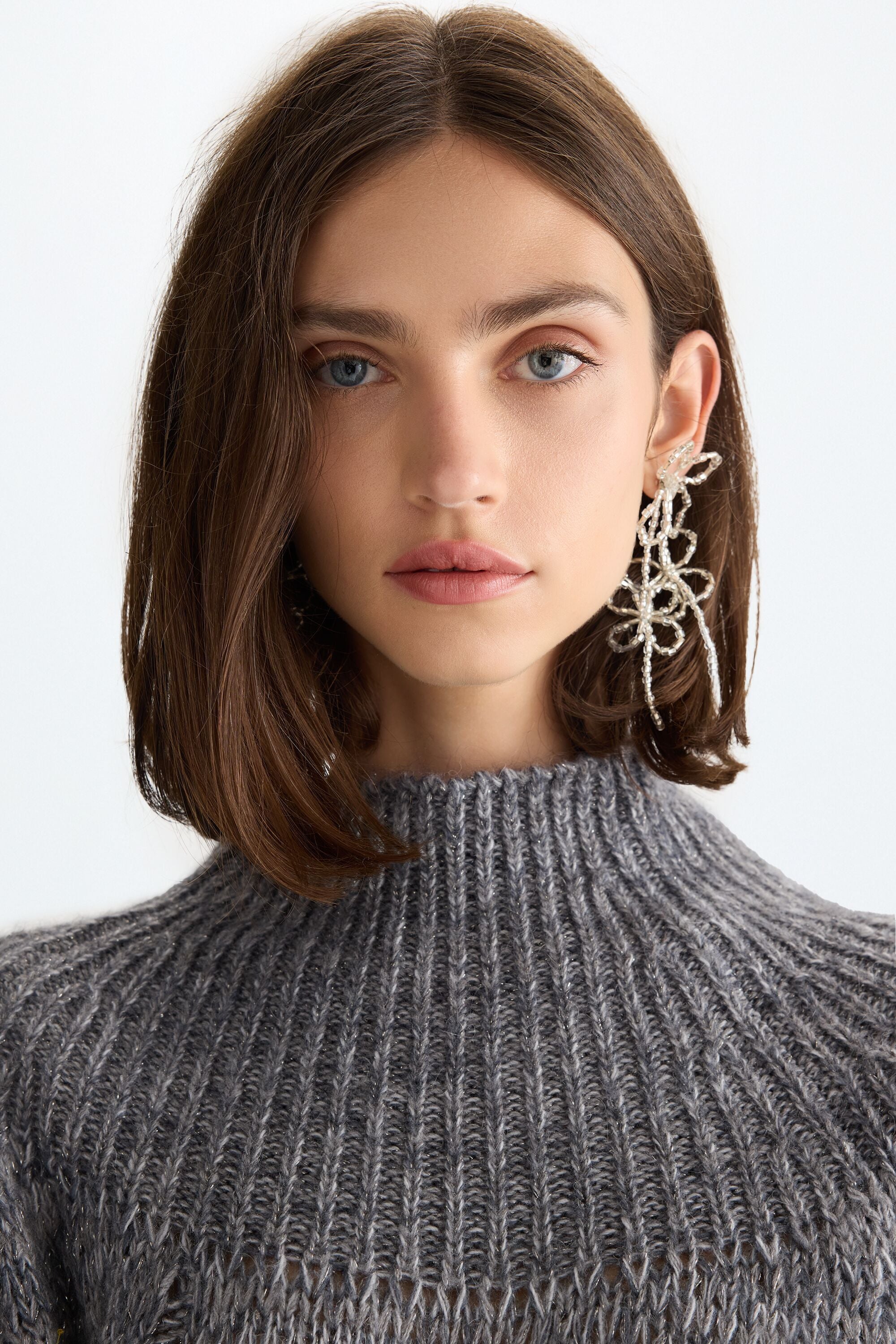 トップス PHIGVEL 22aw Mock Neck Mohair Sweater PHIGVEL 22aw Mock Neck Mohair Sweater