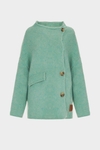 Chaquetón oversize mohair pelo largo