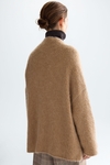Long-haired mohair oversize coat