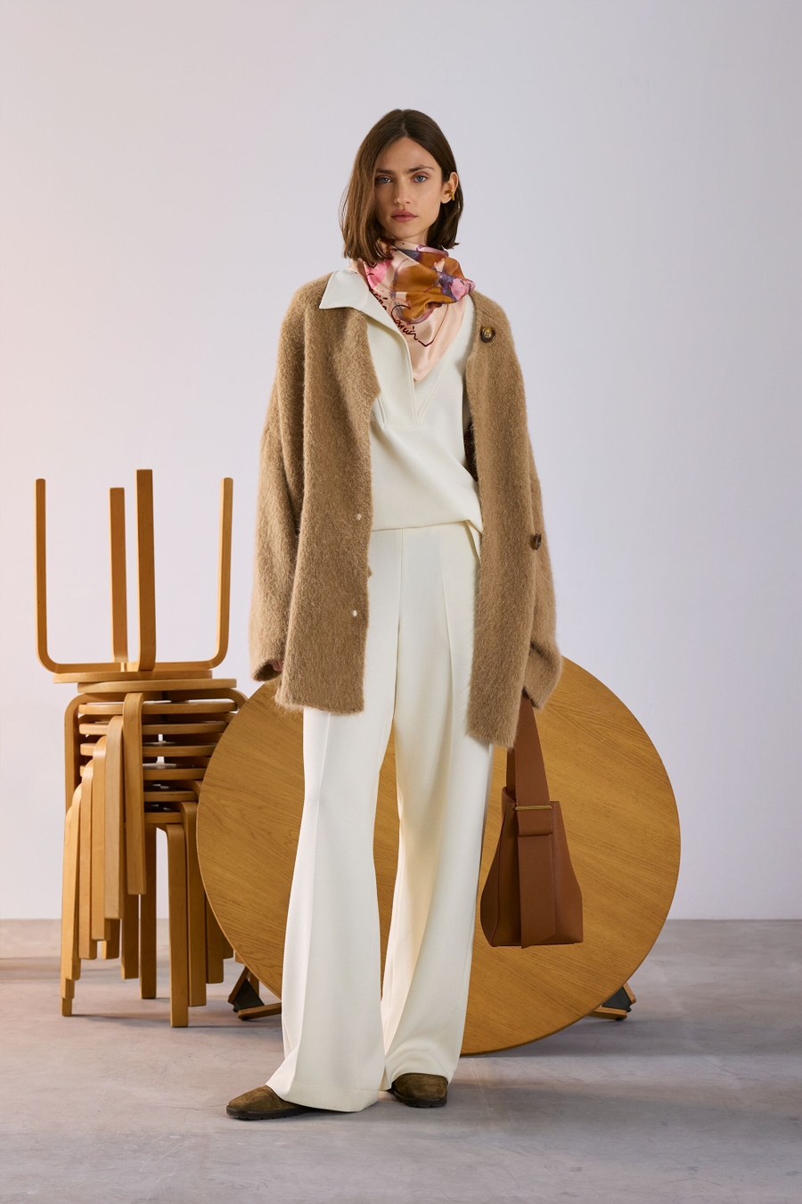 CHAQUETÓN OVERSIZE MOHAIR PELO LARGO