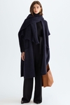 Poncho oversize mohair bufanda