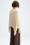 Semi-sheer Lurex multi-position cape