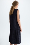 Floral jacquard midi dress
