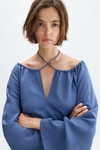 Linen oversize long dress