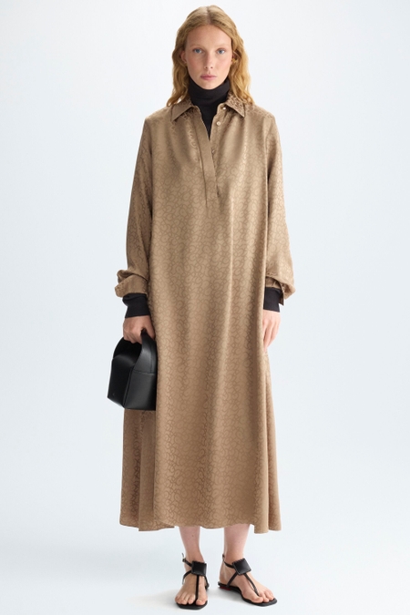 VESTIDO CAMISERO EVASÉ JACQUARD GUTENBERG