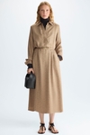 Gutenberg jacquard A-line shirt dress