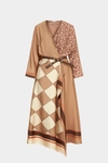 Vestido midi twill estampado Gambito Gutenberg