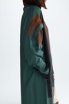 Pincelada Ocho print twill midi dress