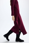 Stretch knit midi dress