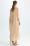 Print georgette kaftan dress
