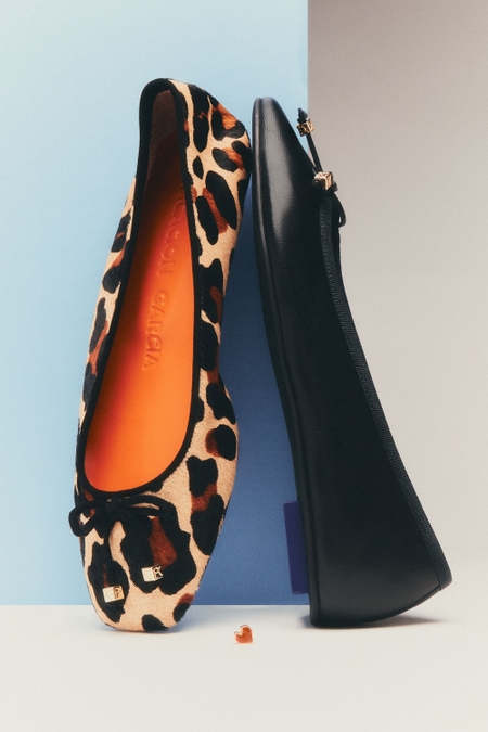 CUBITOS HALF-HAIR BALLET FLATS