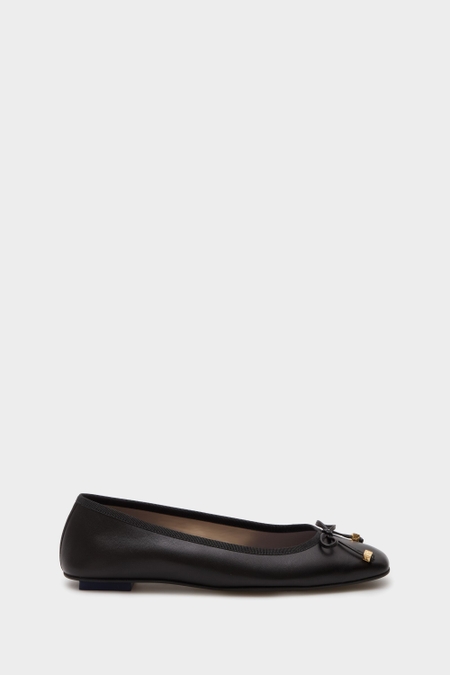 LEATHER BALLET FLATS